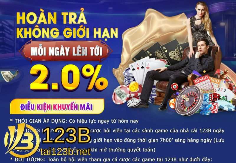 Chương Trình Hoàn Trả Không Giới Hạn Lên Đến 2%